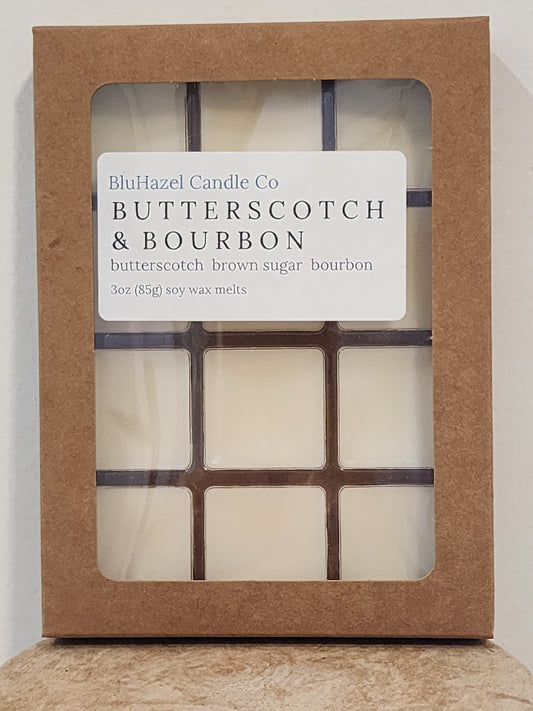 Butterscotch & Bourbon 3oz Wax Melt