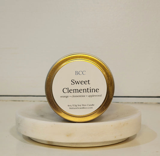 Sweet Clementine 4oz Travel Tin