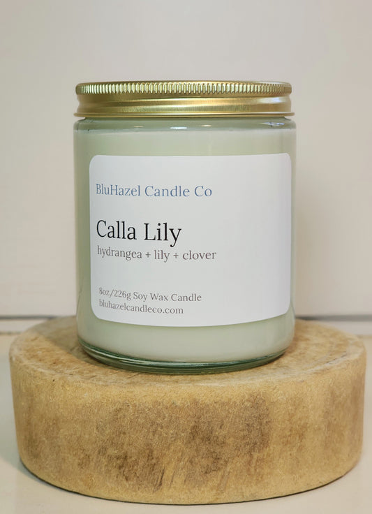 Calla Lily 8oz Soy Candle